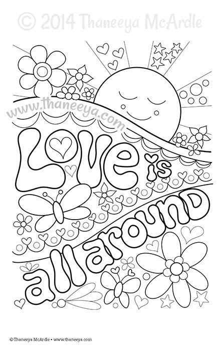 color love coloring book by thaneeya mcardle coloring books love coloring pages cool