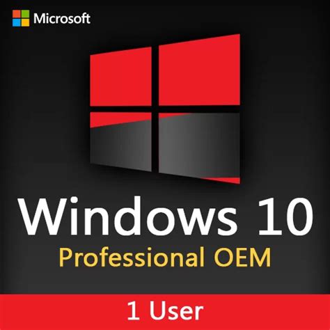 Microsoft Windows 10 Pro Oem System Builder License Key
