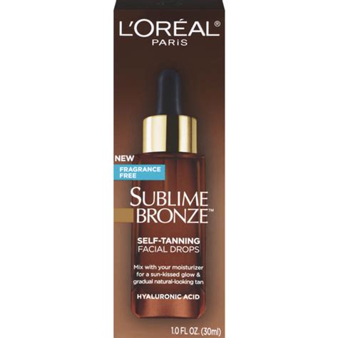 Loreal Sublime Bronze Self Tanning Facial Drops 1 Fl Oz Instacart