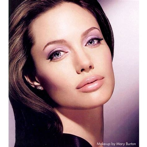 This Angelina Jolieshiseido Ad Make Up By Mary Burton Appeared In