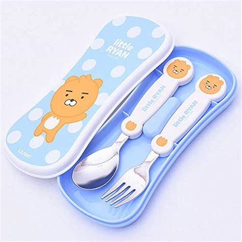 Kakao Friends Easy Washing Clean 304 Stainless Steel Spoon And Fork 1