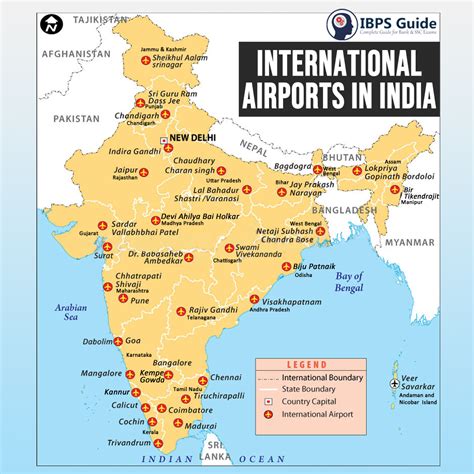 Domestic And International Airports In India List With Map