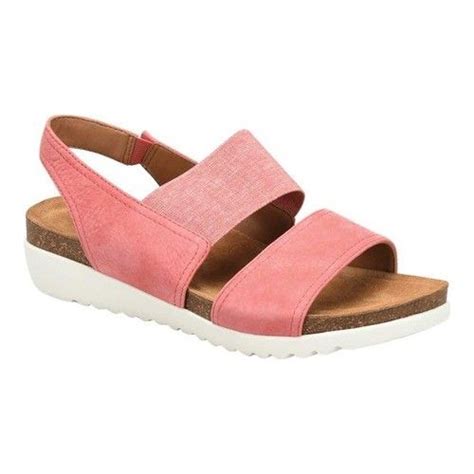 Women S Comfortiva Elicia Slingback Rosso Pink Buttersoft Nubuck