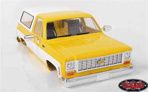 Rc4wd Chevrolet Blazer Hard Body Complete Set Yellow Z B01