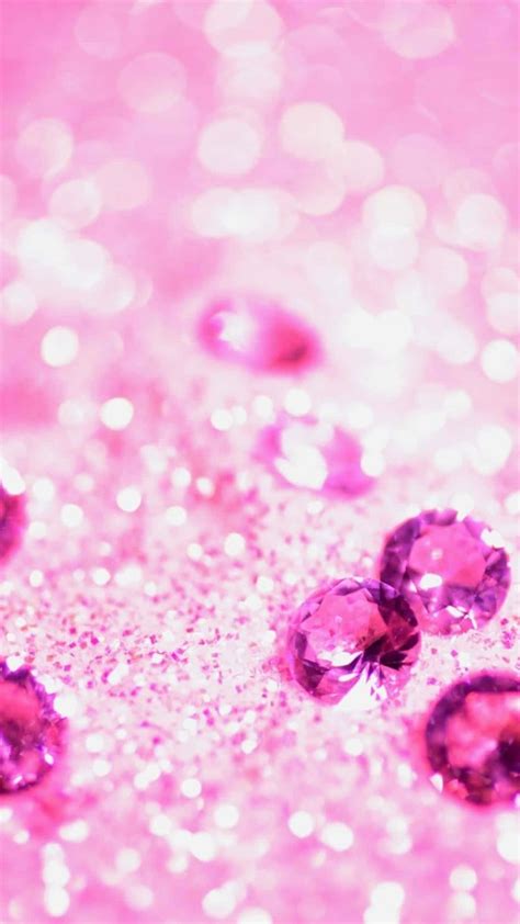 Download Pink Glitter Background Wallpaper