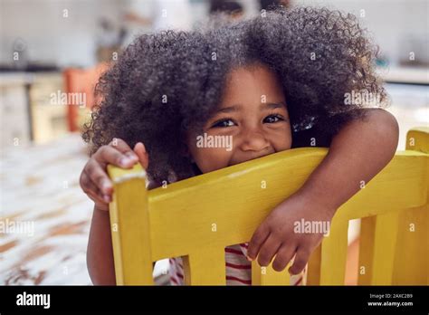 Young Girl Sitting On Chair Hi Res Stock Photography And Images Alamy