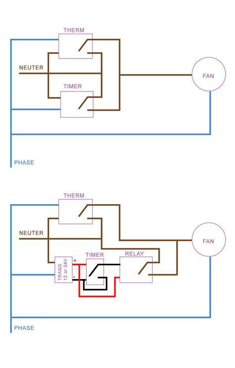 If you see wires connected to terminals let's take a look at the g wire. Wire in parallel thermostat and timer to an air extractor - Home Improvement Stack Exchange