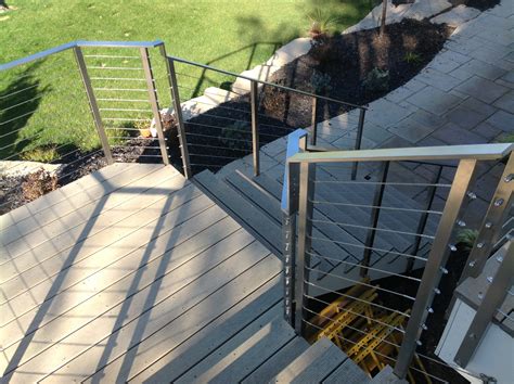 Clearview Cable Deck Railing With Flat Top Rail