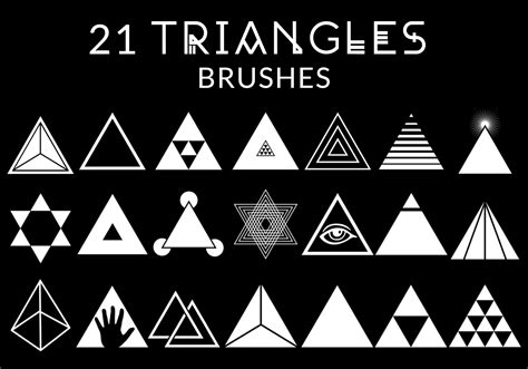 21 Triangle Brushes Free Photoshop Brushes At Brusheezy