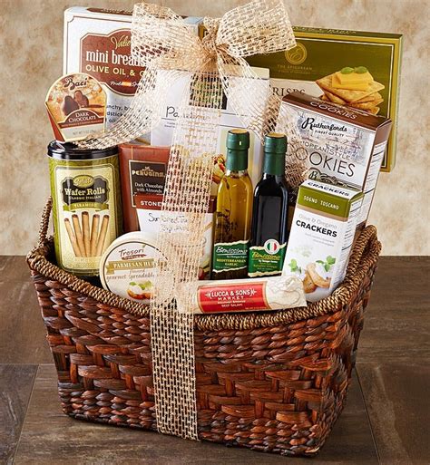 Italian Extravagance Gourmet Gift Basket From Baskets Com