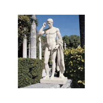 Amazon 37 Grand Kleomenes Male Nude Roman Greek Statue Home