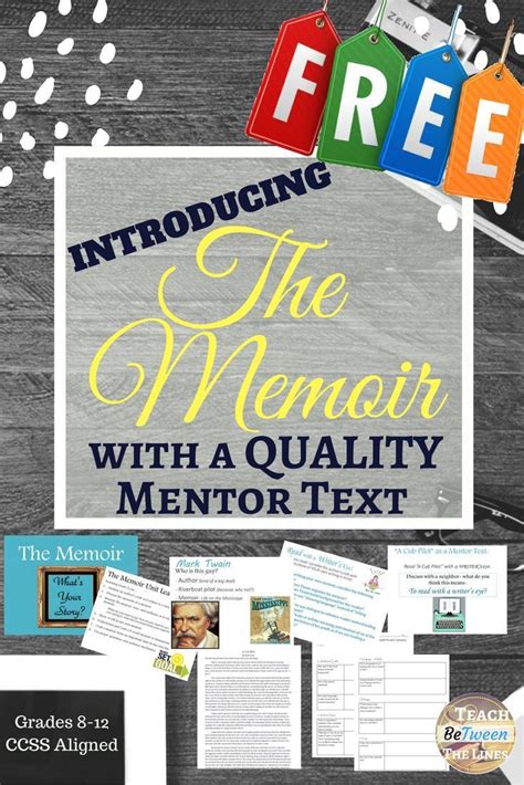 Introducing The Memoir With A Mentor Text Mentor Texts Memoir