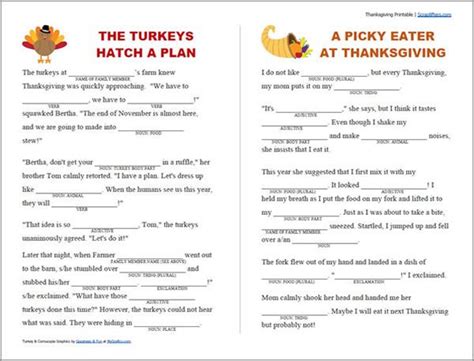 Maybe you would like to learn more about one of these? thanksgiving mad libs - Google Search | Thanksgiving mad ...