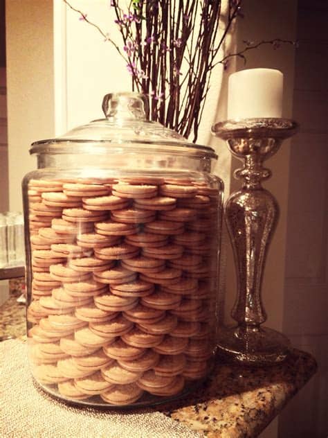 The glass storage jars by auye each have a bamboo clamp lid; My Khloe Kardashian inspired cookie jar