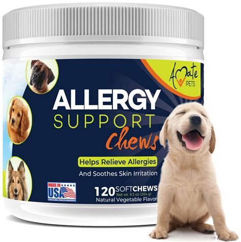Allergy Relief Immune Supplement For Dogs Itching Skin Relief Amate