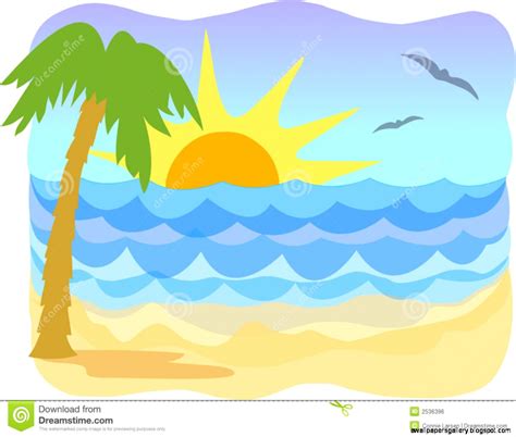 Sunrise Beach Clipart Wallpapers Gallery