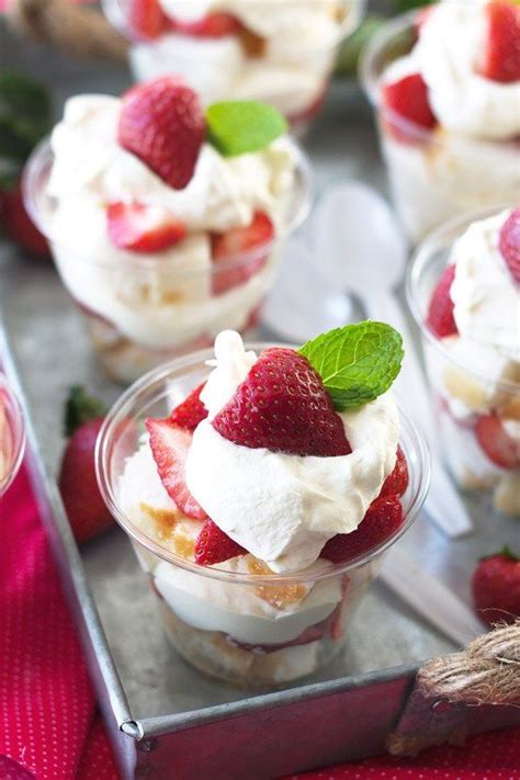 Strawberry Shortcake Trifle Cups A Quick And Easy Recipe For