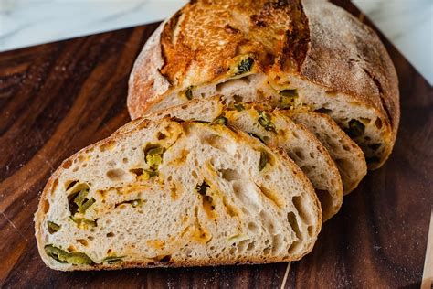 Jalapeño Cheddar Sourdough Bread Recipe Sourdough Bread Spicy