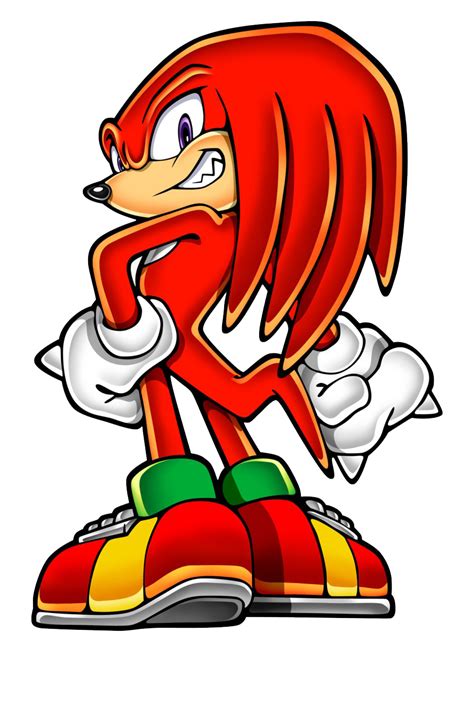 Knuckles The Echidna Transparent