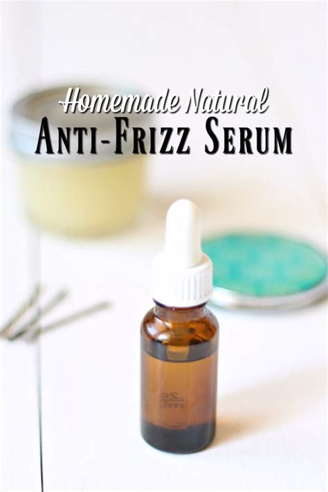 The cuticle is made of overlapping protein layers and protects the outside of your strands. Homemade Natural Anti-Frizz Serum - A Blossoming Life