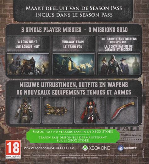 Assassin S Creed Syndicate Box Cover Art Mobygames