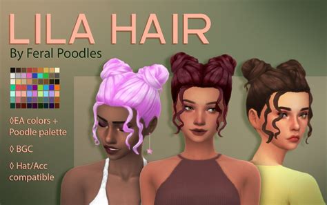 Sims 4 Cc Maxis Match Hair Bun Heripicsyu