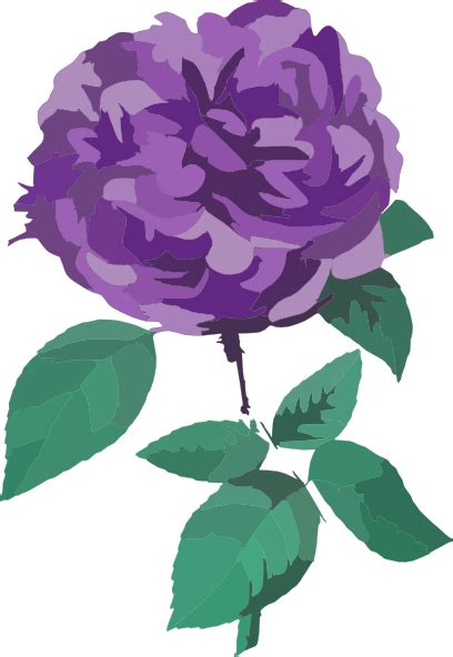 Purple Flower No Background Clip Art At Vector