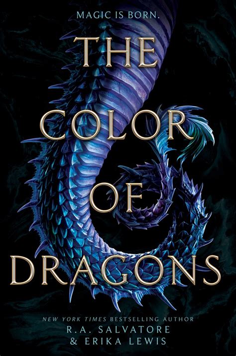The Color Of Dragons Paperback Release Date Ra Salvatore And Erika