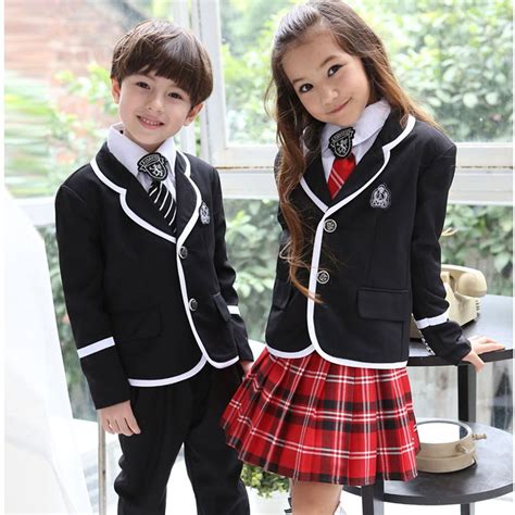 Back To School Uniform Boy Or Girl Contain Jacket Shirt Skirt Tie Badge