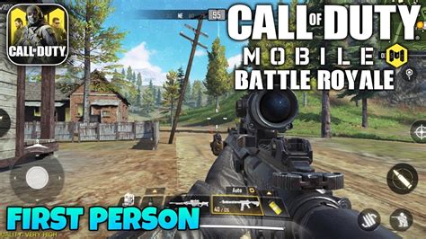 Call Of Duty Mobile Battle Royale First Person Mode Gameplay Youtube