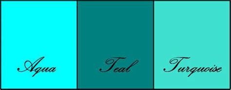 Differences Betwee Turquoise Teal And Aqua Wedding Color Schemes