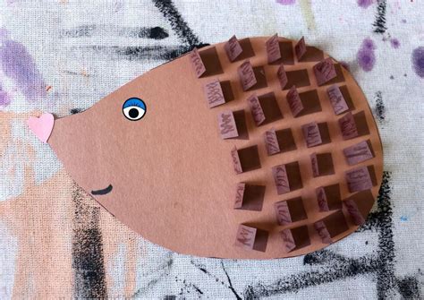 Drop In Craft Cute Hedgehog The Muse Lake Of The Woods Museum And