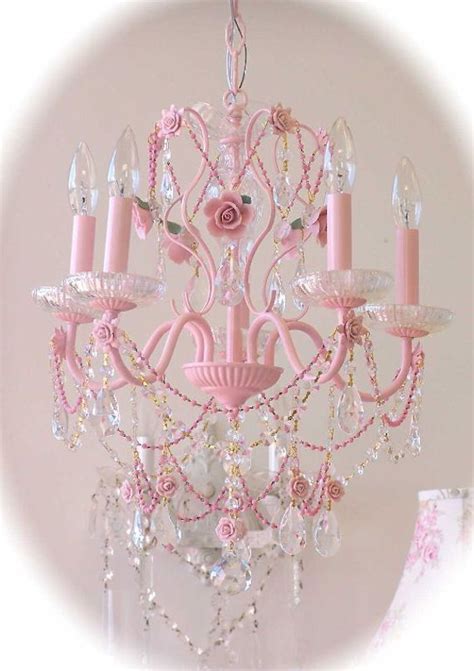 Maybe you would like to learn more about one of these? Shabby chic rose chandelier | Bedroom makeover | Pinterest