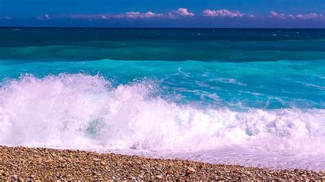 Calming Ocean Sounds To Brighten Your Day Relaxing Waves From Barahona Youtube