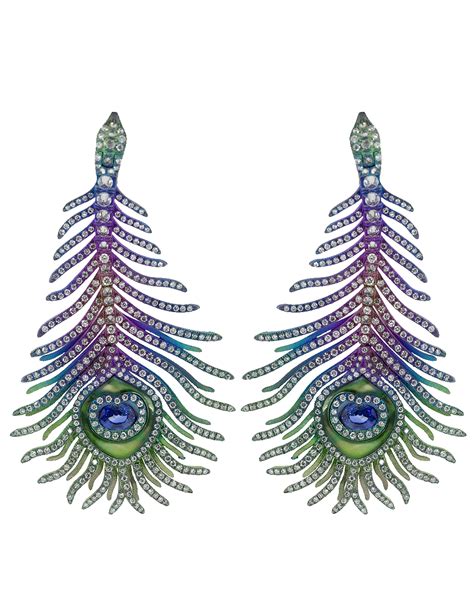 Elemento Peacock Feather Earrings | Peacock feather earrings, Peacock ...