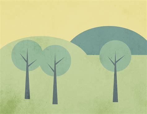 How To Create A Simple Landscape Scene In Illustrator Illustrator Logos