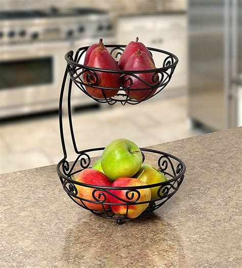 Pin On 2 Tier Fruit Basket