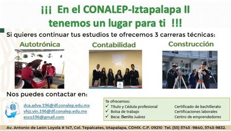 Conalep Abre Nuevo Registro 2021 Para Estudiar Bachillerato Con Carrera