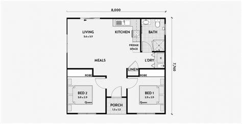 Simple Floor Plan With Dimensions In Meters House Design Ideas