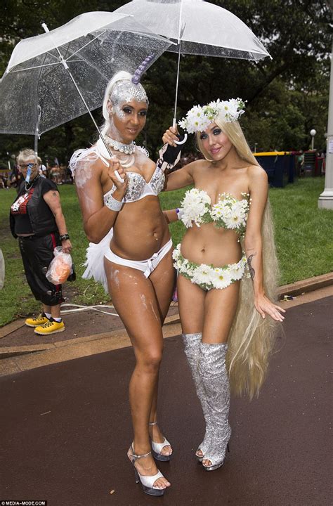 Sydney Mardi Gras Revellers Flash Flesh And Keep Partying Daily Mail