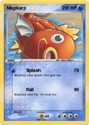 Pokémon Magikarp 1075 1075 Splash My Pokemon Card