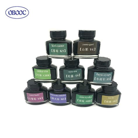 Glass Bottled Fountain Pen Inks With Multiple Bright Colors China
