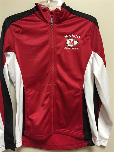 Warm Up Jacket Emb Left Chest For Cheering Athletic Jacket Jackets