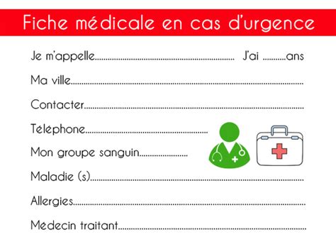 Fiche Médicale Durgence Ile De La Réunion