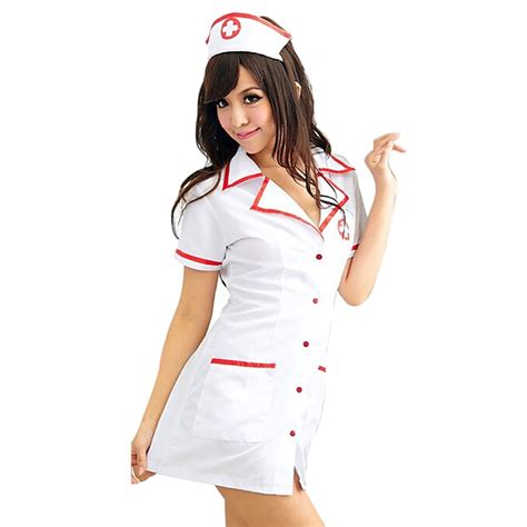 Sexy Nurse Costume Set Fantasias Hot Lingerie 2019 Sexy Erotic Cosplay