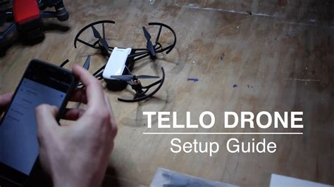 Tello Drone Setup Guide Connect Tello Drone To Phone Youtube
