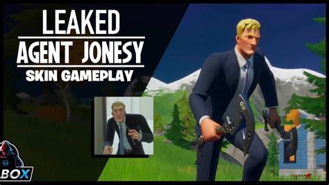 Leaked Agent Jonesy Skin Gameplay Fortnite Battle Royale Youtube