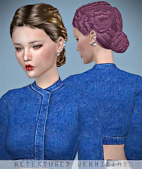 Downloads Sims 4newsea Pasodoble Hair Retexture Jennisims