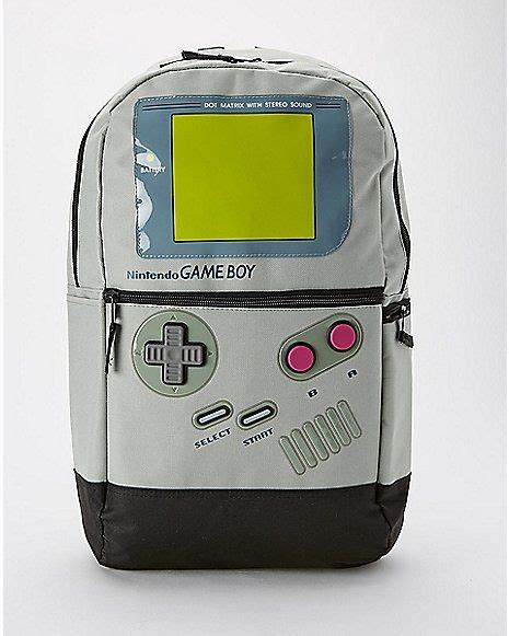 Game Boy Nintendo Backpack Spencers Backpacks Gameboy Purse Pouch