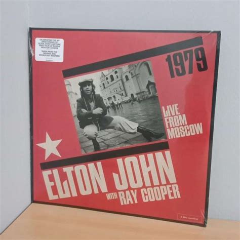 Promo Piringan Hitam Vinyl Lp Elton John Ray Cooper Live From Moscow Diskon Di Seller